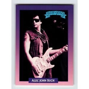 Bon Jovi Alec John Such 1991 RockCards Brockum #273